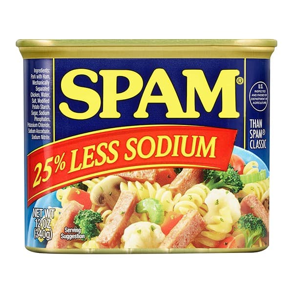 

asa457a Hormel Spam 25% Less Sodium 340 G Xa20X1