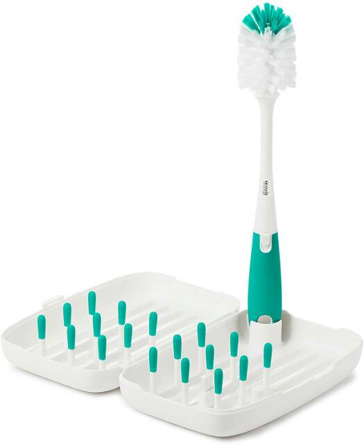 OXO Tot On-the-Go Travel Drying Rack with Bottle Brush / Pengiring Botol Oxotot