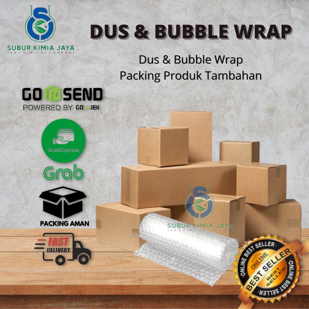 

Packing Tambahan Dus + Bubble Wrap