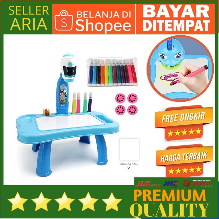 

[100% ORIGINAL] CHILDREN LED PROJECTOR ART DRAWING TABLE TOYS KIDS PAINTING BOARD MEJA LUKIS ANAK LED PROYEKTOR MEJA BERMAIN EDUKASI PELAJARAN MENGGAMBAR ANAK-ANAK BELAJAR GAMBAR MELUKIS MELATIH KREASI ANAK