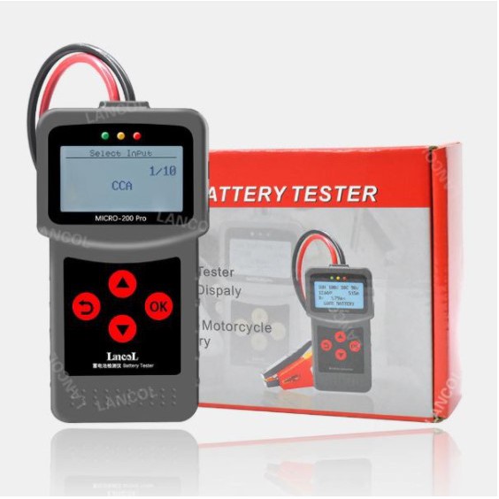 LANCOL MICRO 200 PRO ALAT TESTER AKI MOBIL MOTOR DIGITAL 12VOLT MURAH