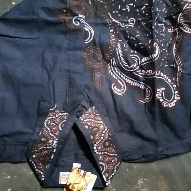 New Arrival Distro Batik Pria Bordir Sogan Hrb026 Batikaf
