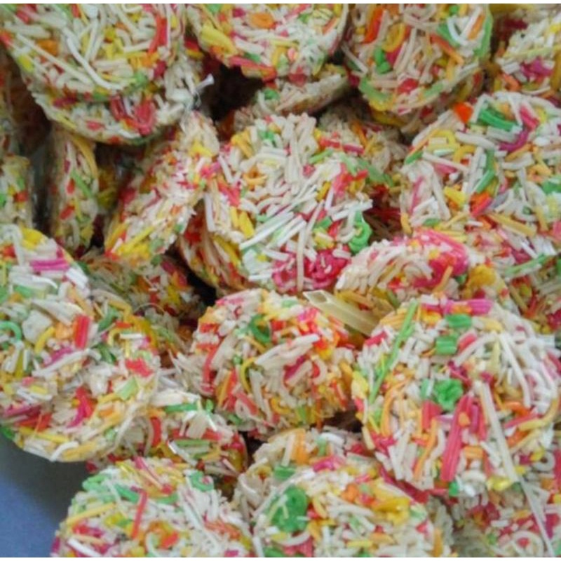 

KERUPUK MANOHARA MENTAH WARNA WARNI