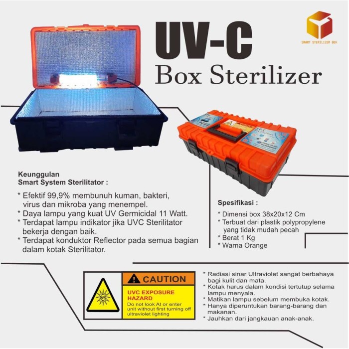 Alat steril uang / Alat sterilisasi UV / Box steril