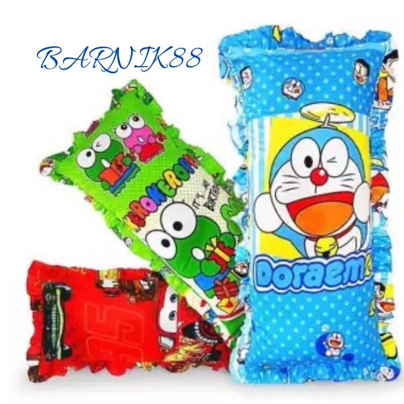 Barnik88 Sarung Bantal Cinta Rumbai Halus &amp; Tebal Premium Sarung Bantal Motif Karakter Lucu