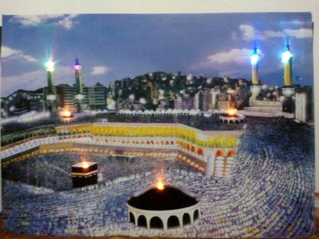 Kaligrafi Kanvas Lampu Led Hd-153 Ukuran 50x70 Cm (08316/08319/08322/08325/08328)