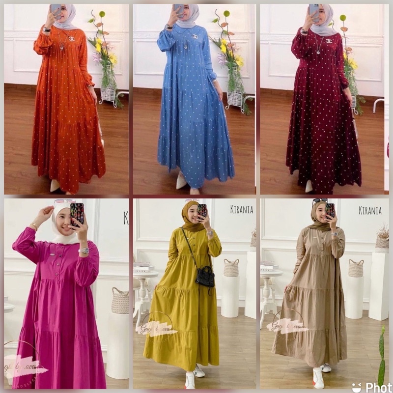 DASTER ARAB | GAMIS JEJE | RAYON SUPER GRADE A ORI MODEL KANCING DEPAN BUSUI &amp; BUMIL LD 110