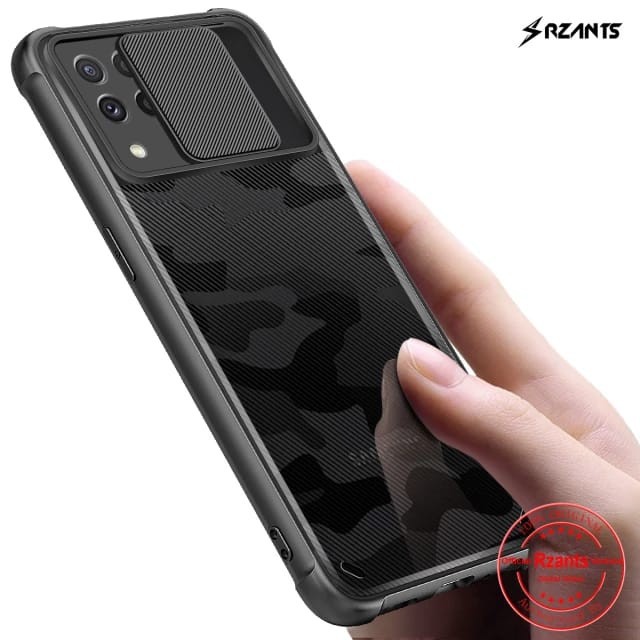 SAMSUNG GALAXY A22 / A32 4G / A52 / A52s 5G / A72 SOFT CASE CAMO CAMERA PROTECTOR