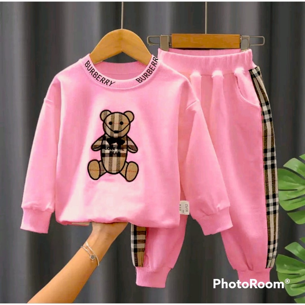 COD/SWEATER ANAK PANDA BURBELY 1-5 TAHUN SETELAN ANAK PEREMPUAN SETELAN ANAK LAKI LAKI SETELAN ANAK BAJU ANAK TERLARIS JAKET ANAK TERMURAH BISA PILIH WARNA HARGA GROSIR