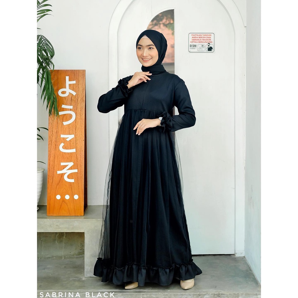 COD] ORIGINAL BYHIJABQUEEN/ GAMIS MUSLIM/ DRESS MUSLIM/SABRINA GAMIS/GAMIS WANITA