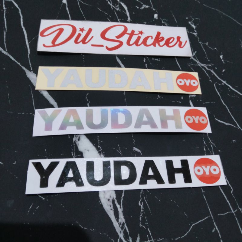 STICKER YAUDAH OYO