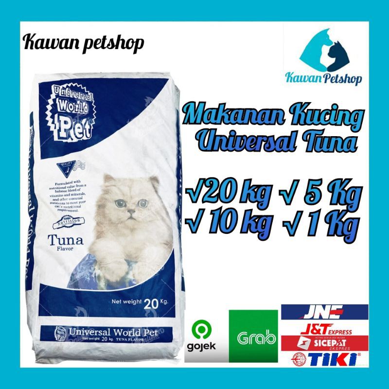 Makanan Kucing universal tuna cat food 1 Kg Freshpack-Makanan Kucing Dewasa Universal tuna