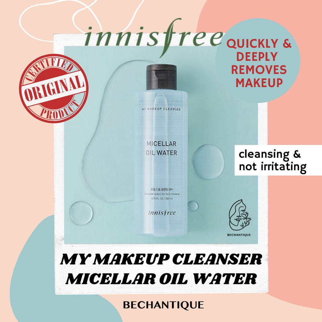 Original INNISFREE My Make Up Cleanser Micellar Oil Water Makeup Remover 200ml