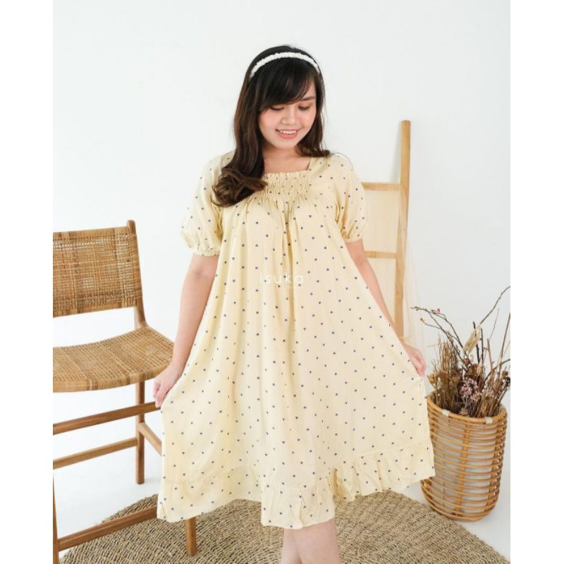 Isuka fashion Ratih dress | Big Size Dress | Jumbo Dress