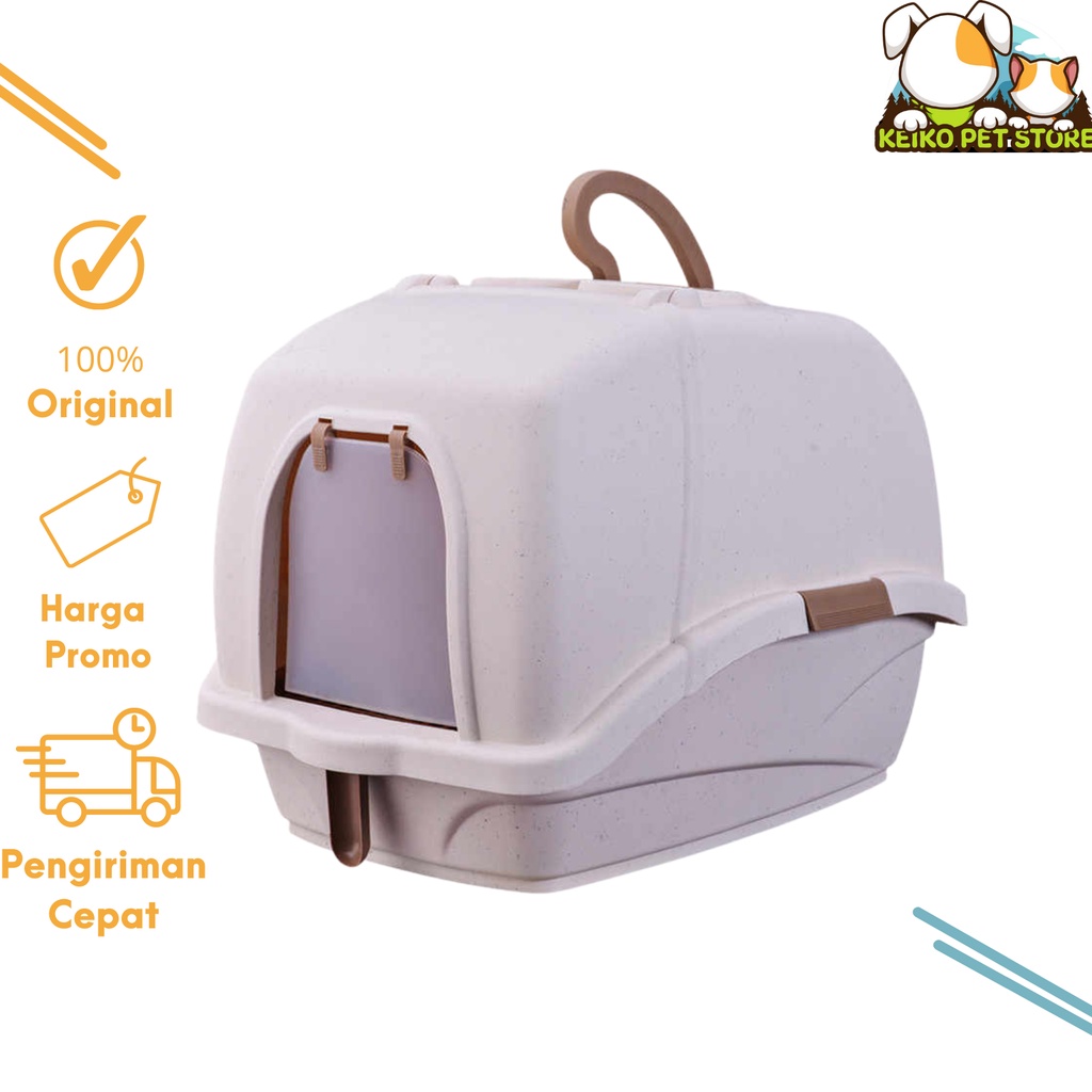 Jual Cat Litter Box Extra Jumbo Easy Cleaning Shopee Indonesia