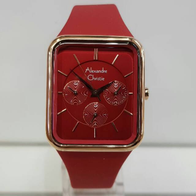 Jam tangan Alexandre Christie AC 2744 merah