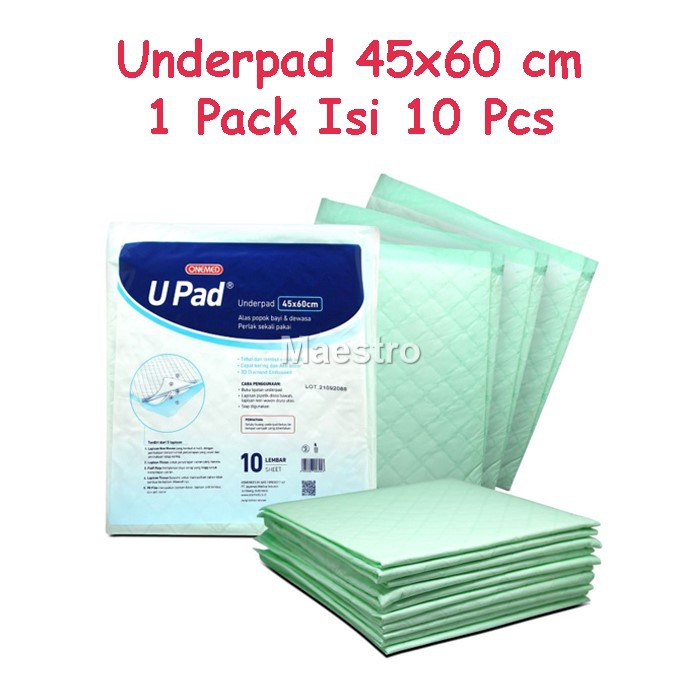 Jual UPad Ukuran 45x60 Underpad OneMed 45 X 60 Cm Perlak Alas Popok One ...