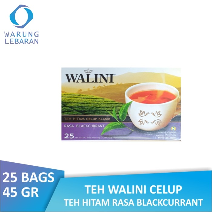 

Teh Walini Celup Teh Hitam Rasa Blackcurrant 25's (45 gr)