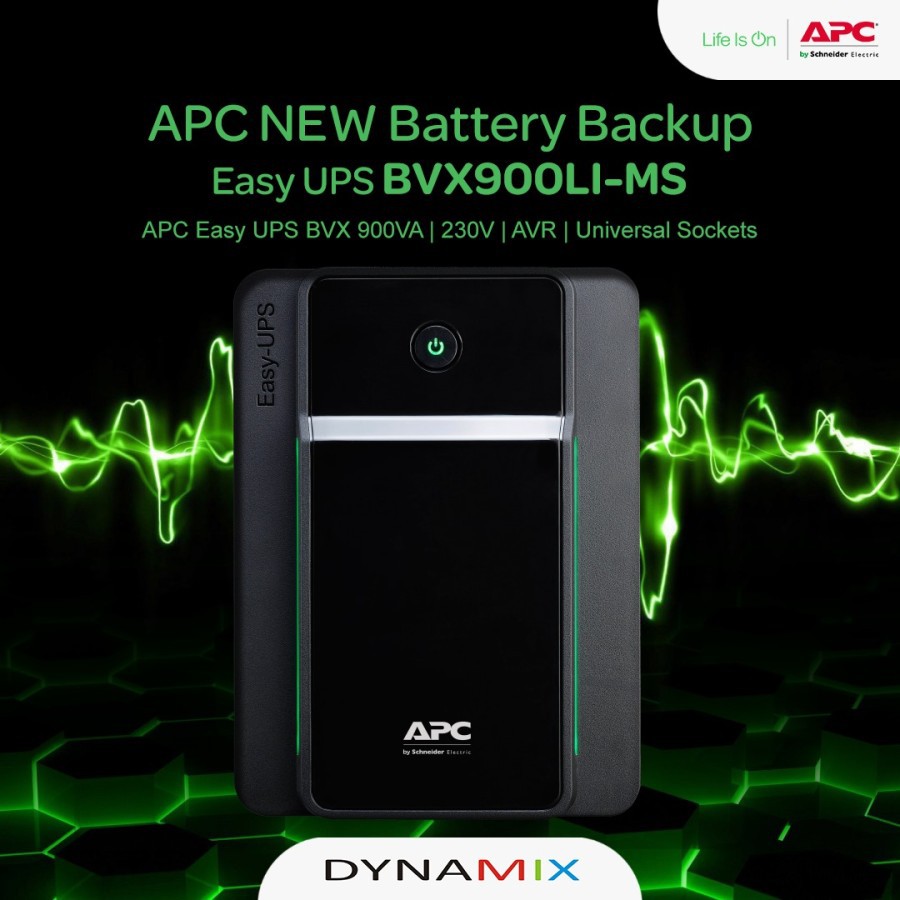 APC BVX900LI-MS BVX900LIMS EASY UPS 900VA 480Watts GARANSI RESMI | Pengganti type BX800LI-MS