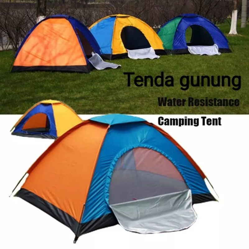 Tenda Camping Tenda Gunung Camo Model Some Kafasitas 3 Orang