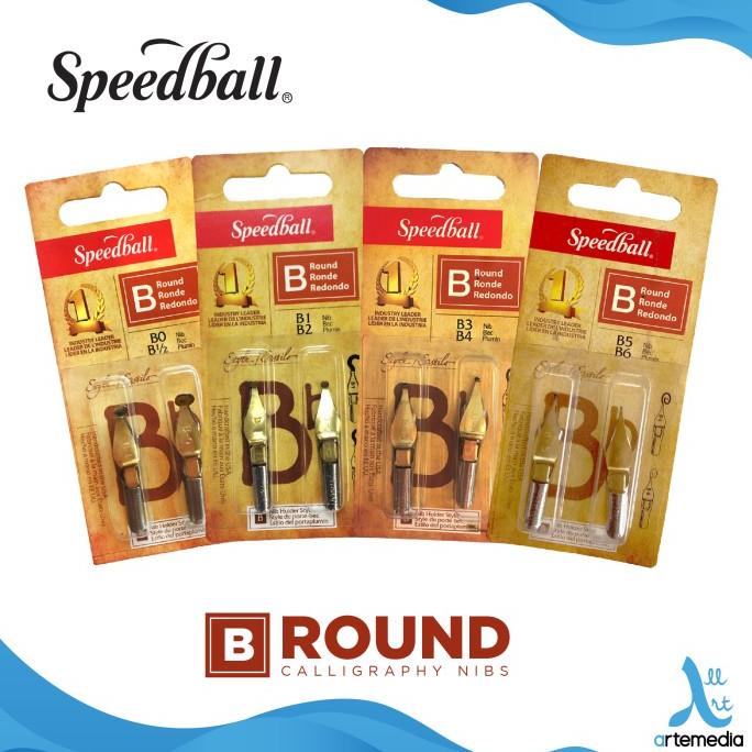 

(BISA COD) Mata Pena Kaligrafi Speedball B Round Nibs Calligraphy BOOM SALE Kode 386