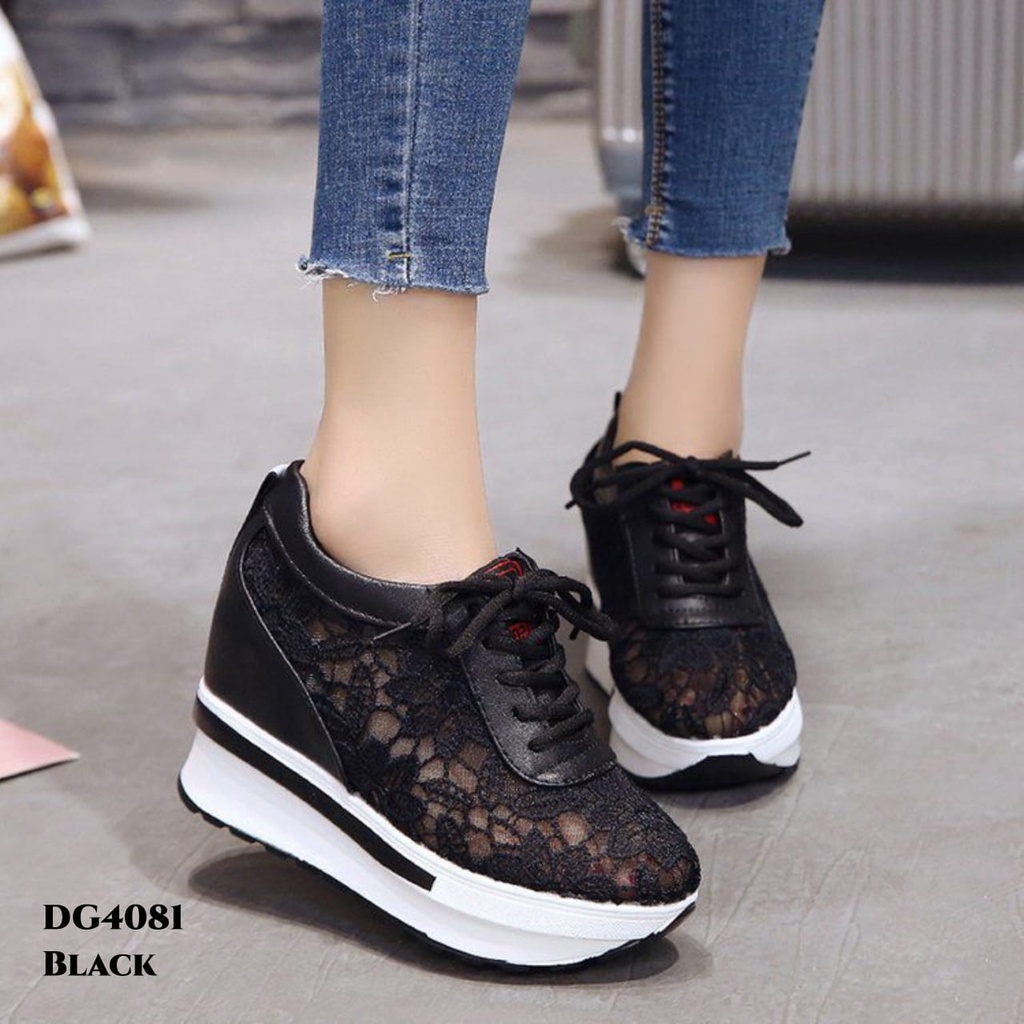 PRF Sneakers High Wedges Fashion Korea Anti Slip On DG4081