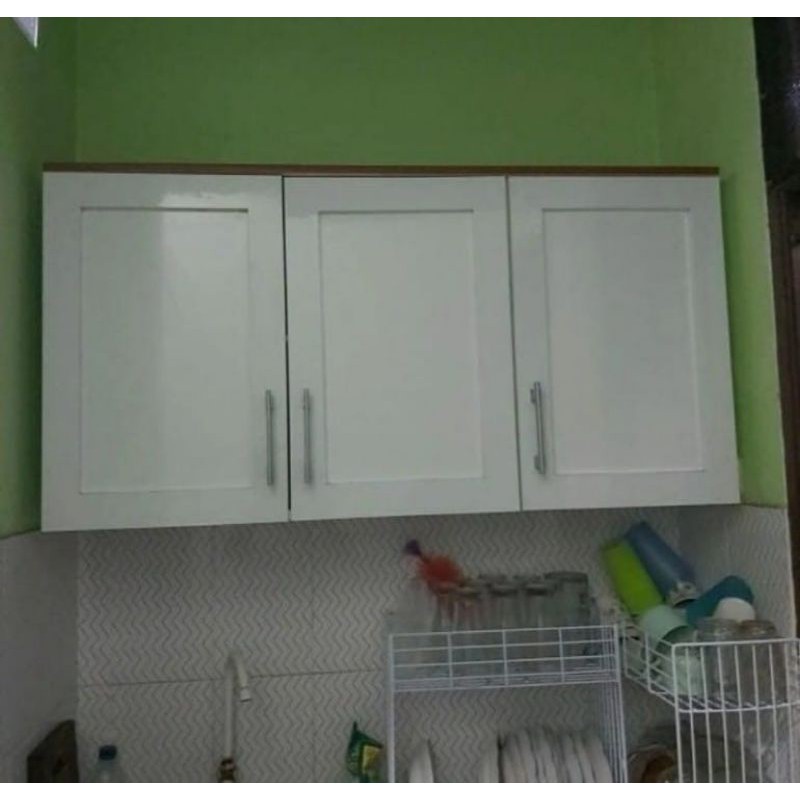 RAK PIRING LEMARI GANTUNG DAPUR KITCHENSET ATAS 3 PINTU 554