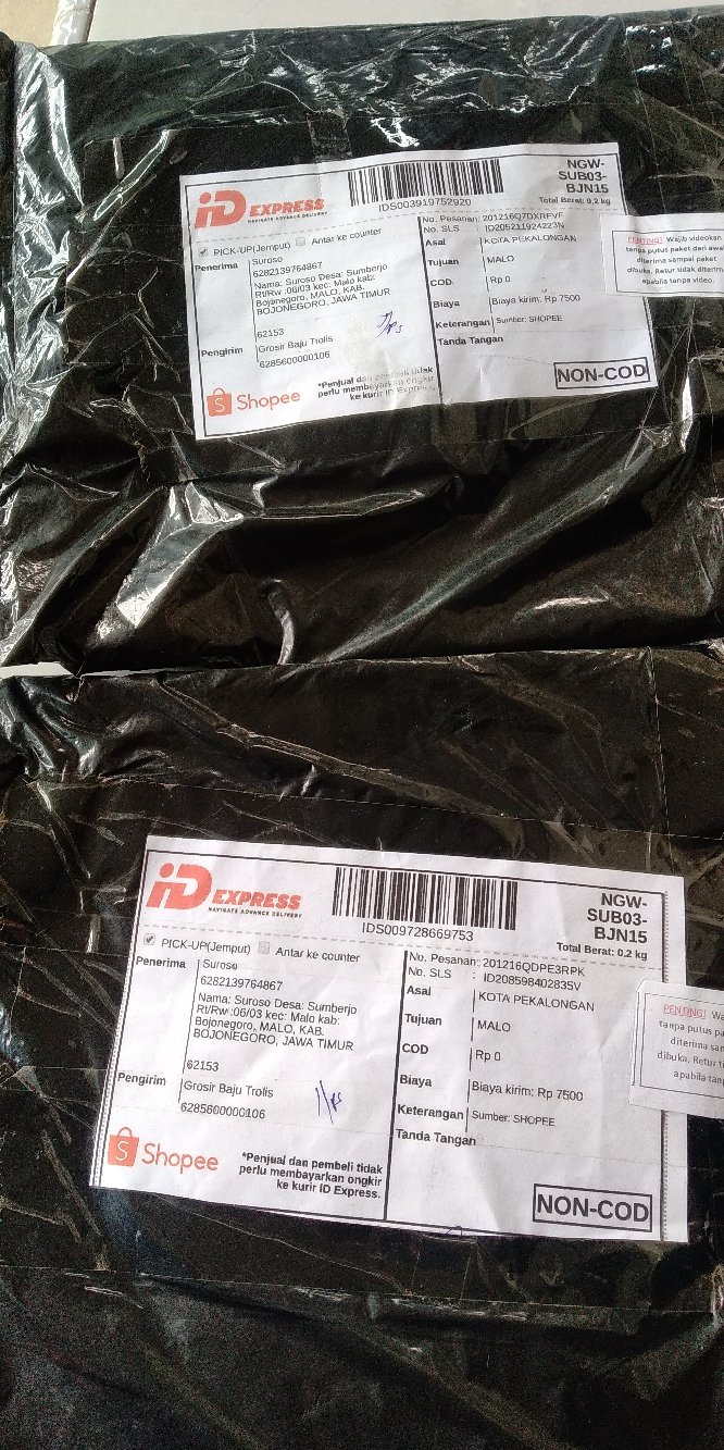 Trolistore Grosir Batik Pria Motif Jahal Batik Hitam Lengan Pendek Baju Batik Atasan Kemeja Batik