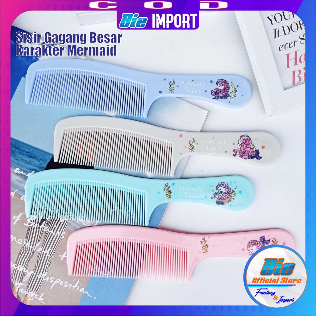 Sisir Rambut Korea Style Import Gagang Besar