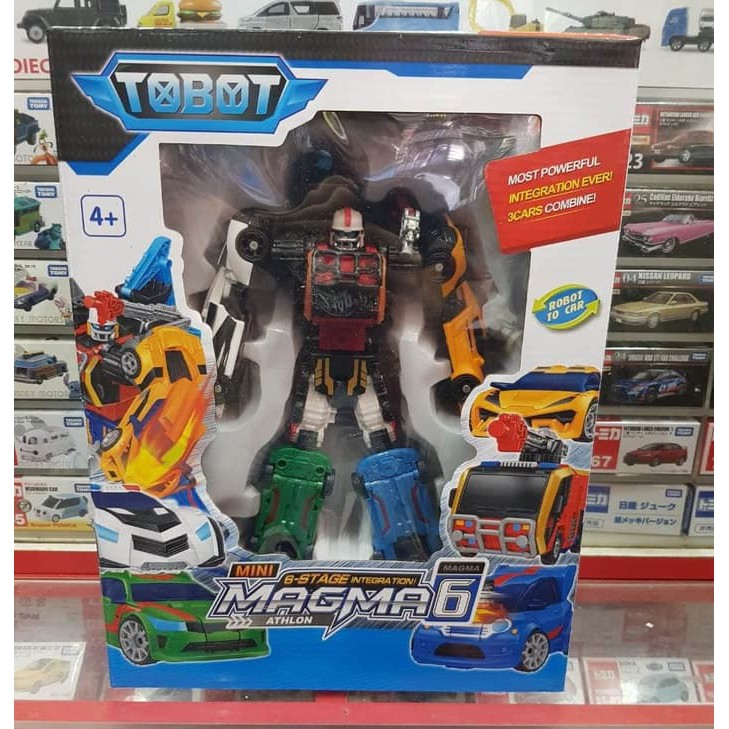 Unik MAINAN ANAK TOBOT ATHLON MAGMA6 6 IN 1 DEFORMATION NEW TOBOT MAGMA 6 Murah