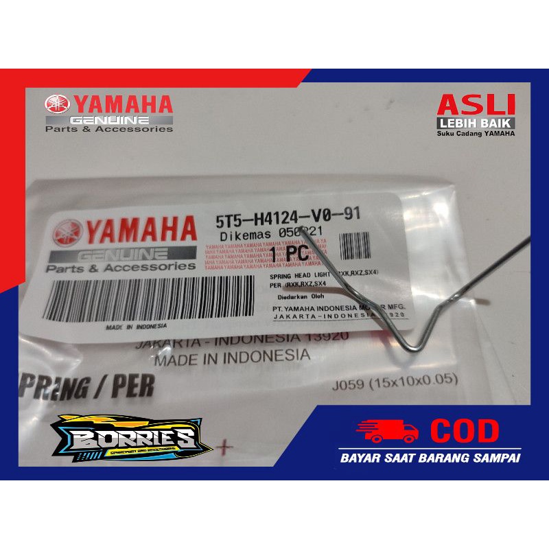 KLIP KAWAT PENAHAN MIKA LAMPU DEPAN RX KING RX ORIGINAL YAMAHA YGP