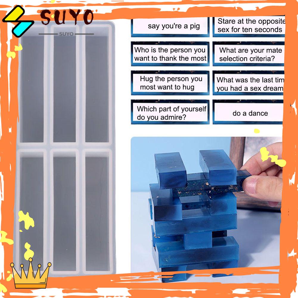 Suyo Truth or Dare Game Resin Epoksi Handmade Untuk Dekorasi Pernikahan