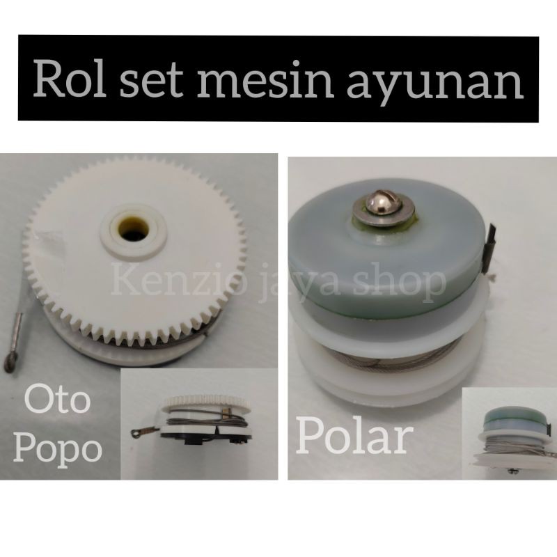 sparepart mesin ayunan rol set