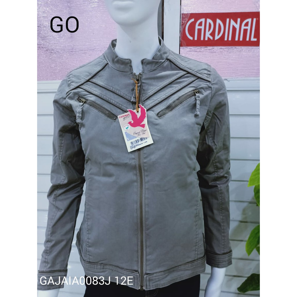 gof CARDINAL GIRL JAKET Pakaian Wanita Outerwear Sweater Jaket Perempuan Cardinal Original