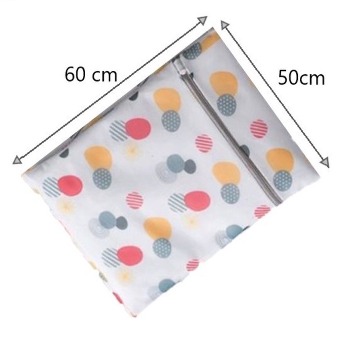 Travelmate Tas laundry bag motif pengaman cucian pakaian ukuran 50cm X 60cm