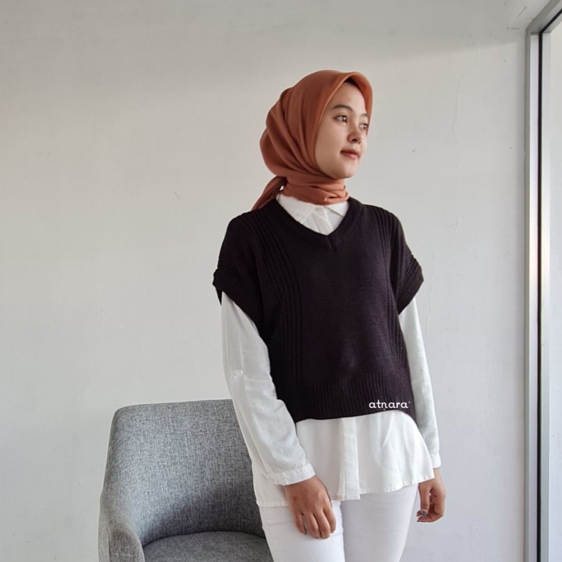 Nara Grosir - Maura Vest | Fashion Terkini | Sweater Termurah