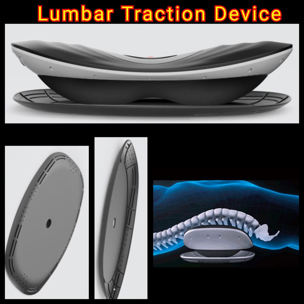 Lumbar Traction Device Alat Terapi Punggung Alat Fisioterapi Saraf Terjepit Kejepit - Wireless Lumbar Traction Device Generasi Baru