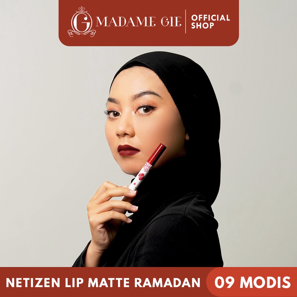 Madame Gie Lip Matte Netizen Series - Make Up Lipstick Lip Cream