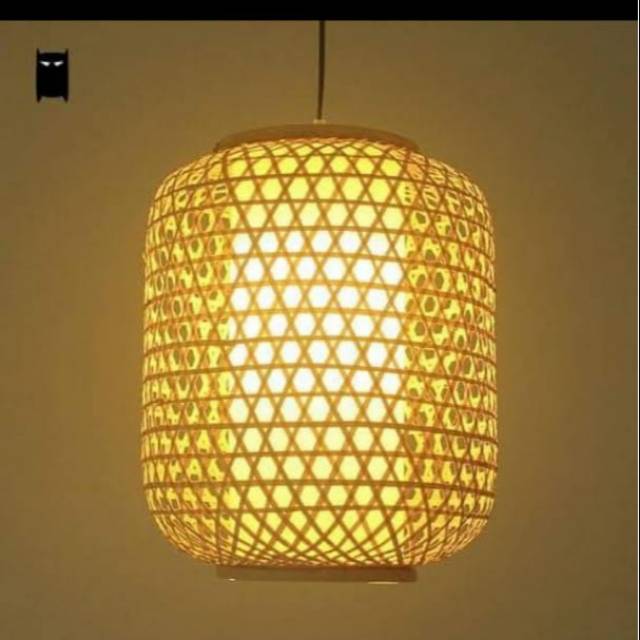 Lampion bambu/lampu hias/bambu hias/lampu cafe /lampu ...