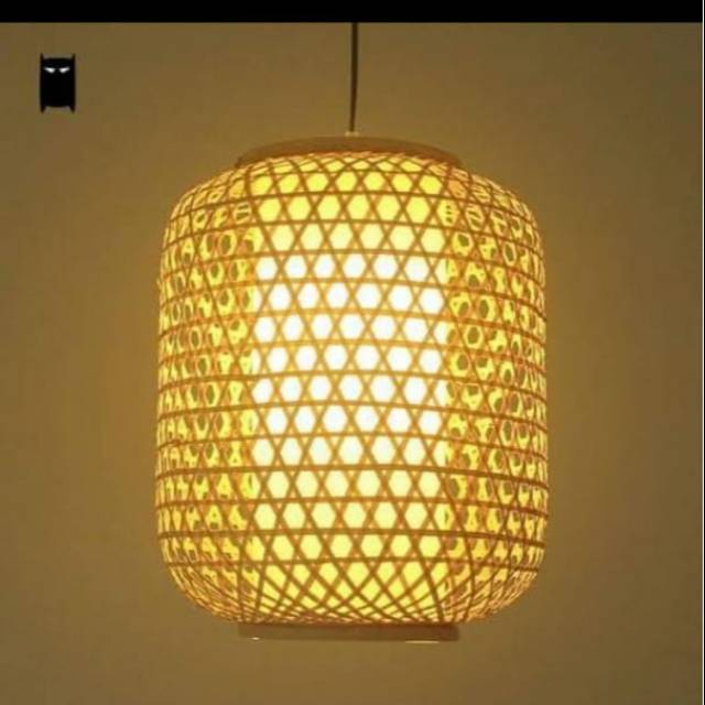 Lampion bambu/lampu hias/bambu hias/lampu cafe /lampu hotel | Shopee