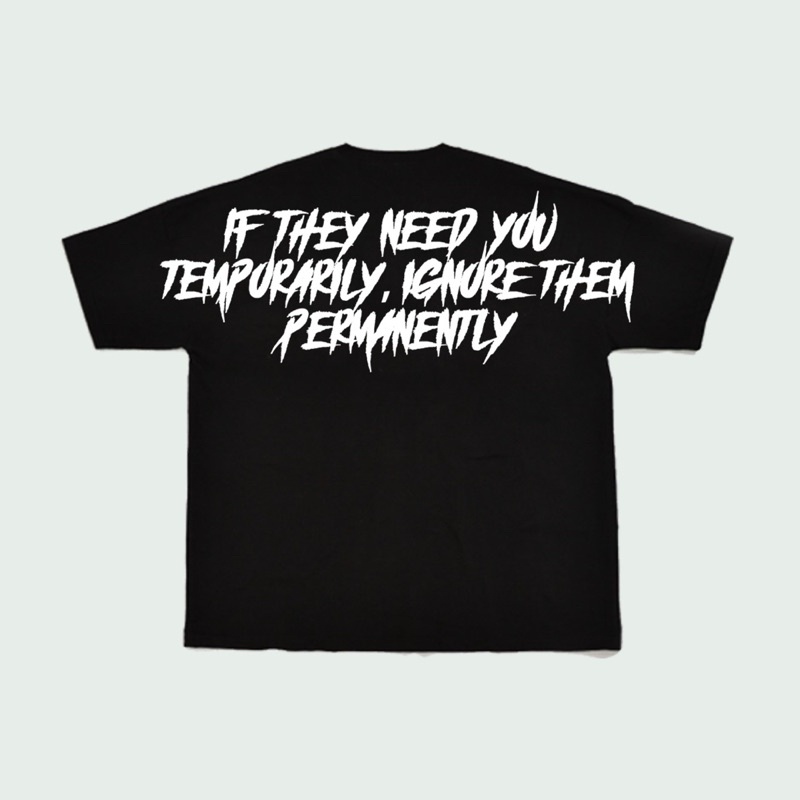 Cognax - IGNORANCE BLACK | Oversized T-Shirts