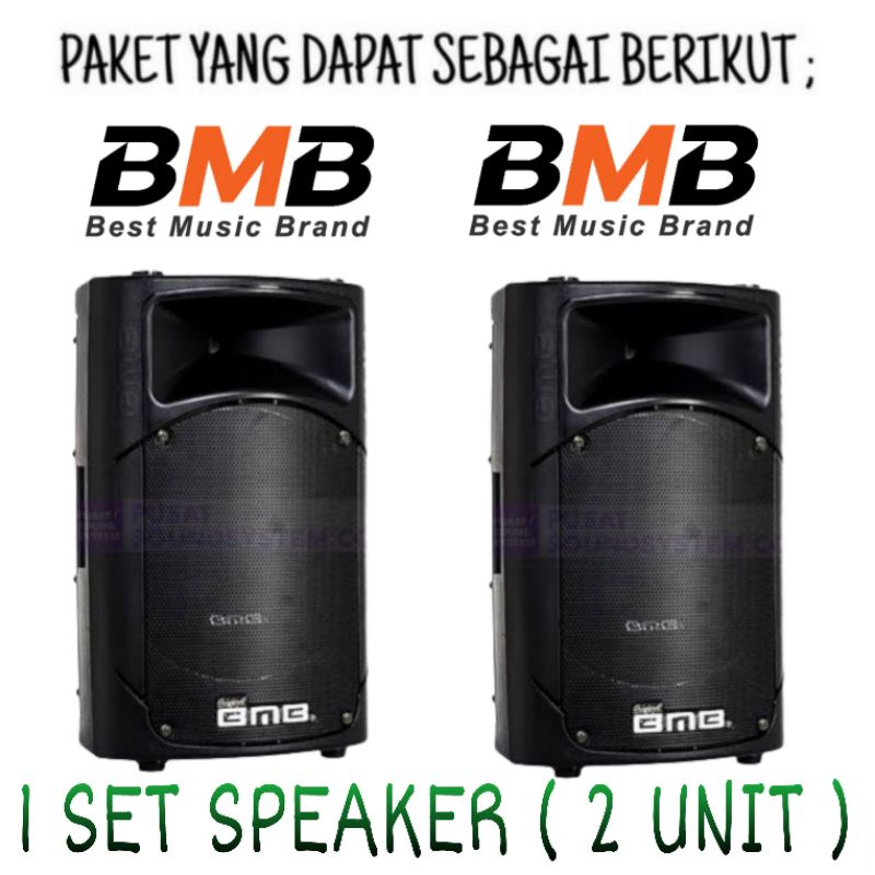 Paket Karaoke BMB 15 INCH Mixer Yamaha 10 Chn 4 Microphone Wireless