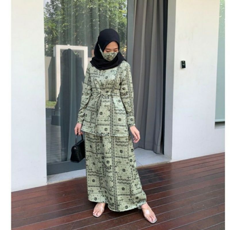 Dress printing maina by Dewihijab Apparel FREE MASKER | TERSEDIA SIZE JUMBO