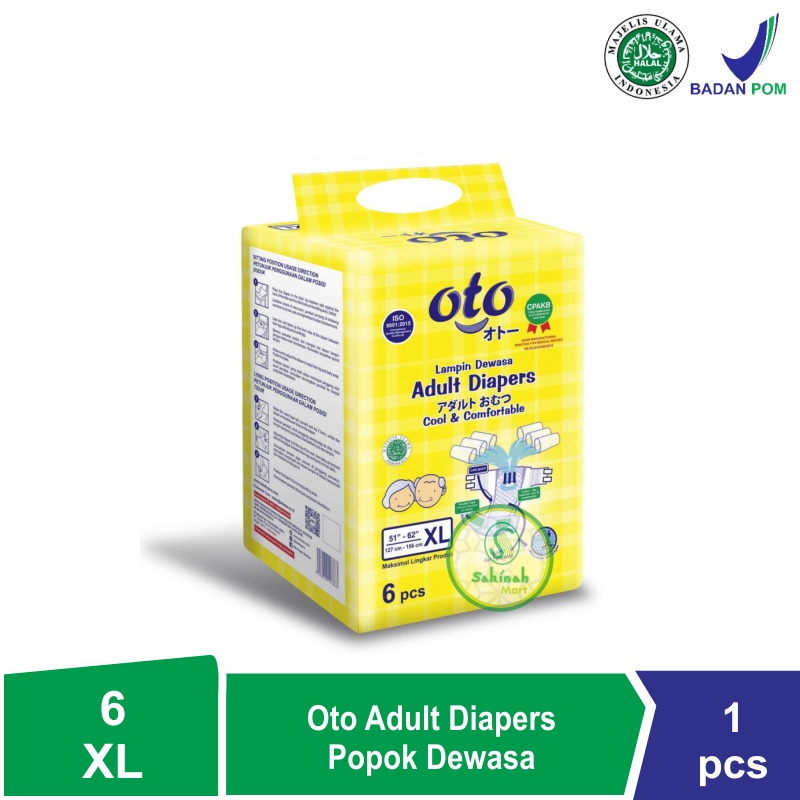 Oto Diapers Popok Celana Perekat Dewasa XL 6