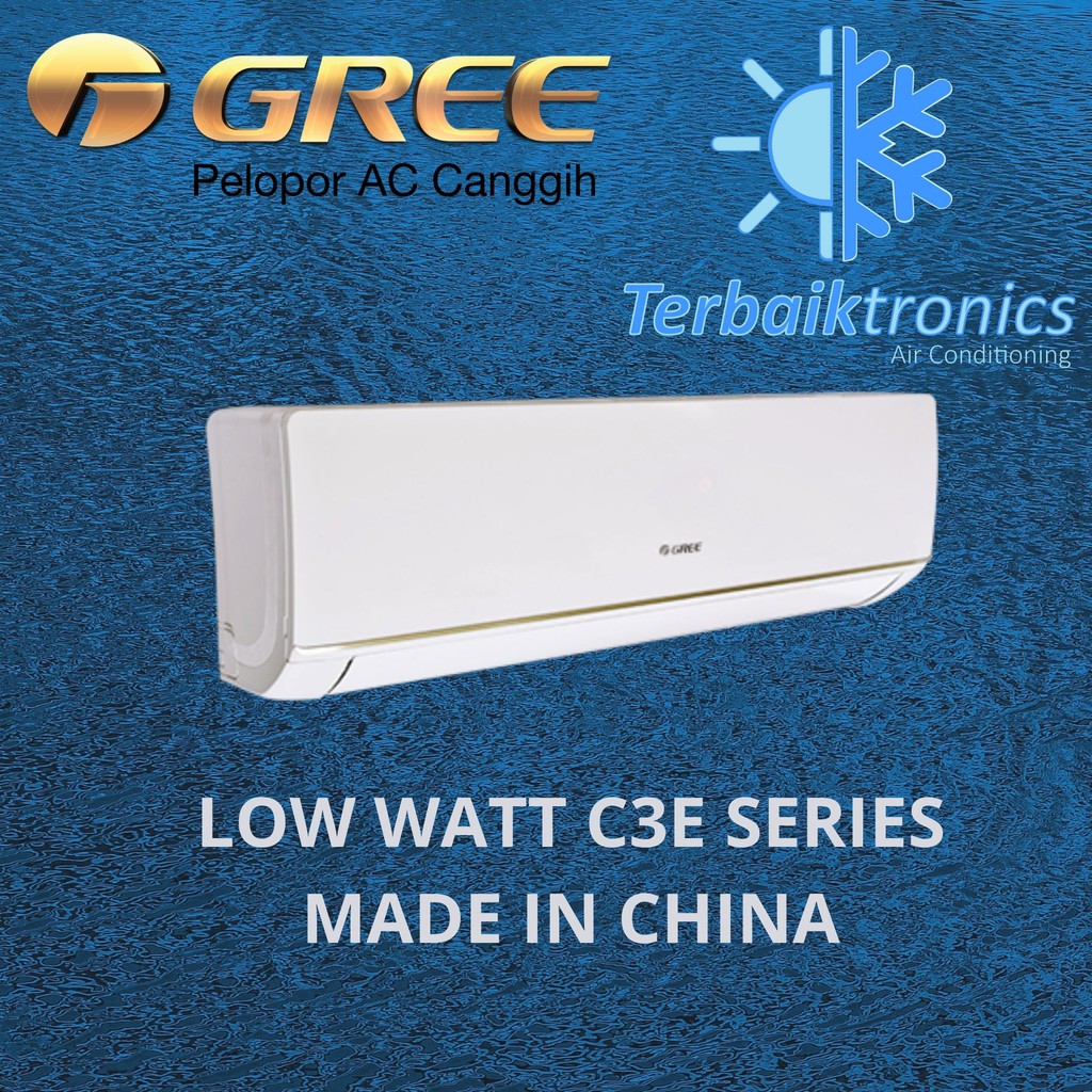 Ac Gree Deluxe Low Watt 1 Pk 1pk R32 Gwc09c3e 09c3e Indonesia