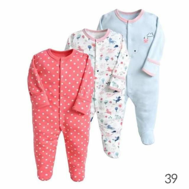 Mamas Papas Sleepsuit 3in1/ Sleepsuit bayi mamas &amp; papas/ sleepsuit baby import