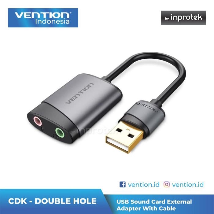 Vention CDK Universal USB External Soundcard Best Seller