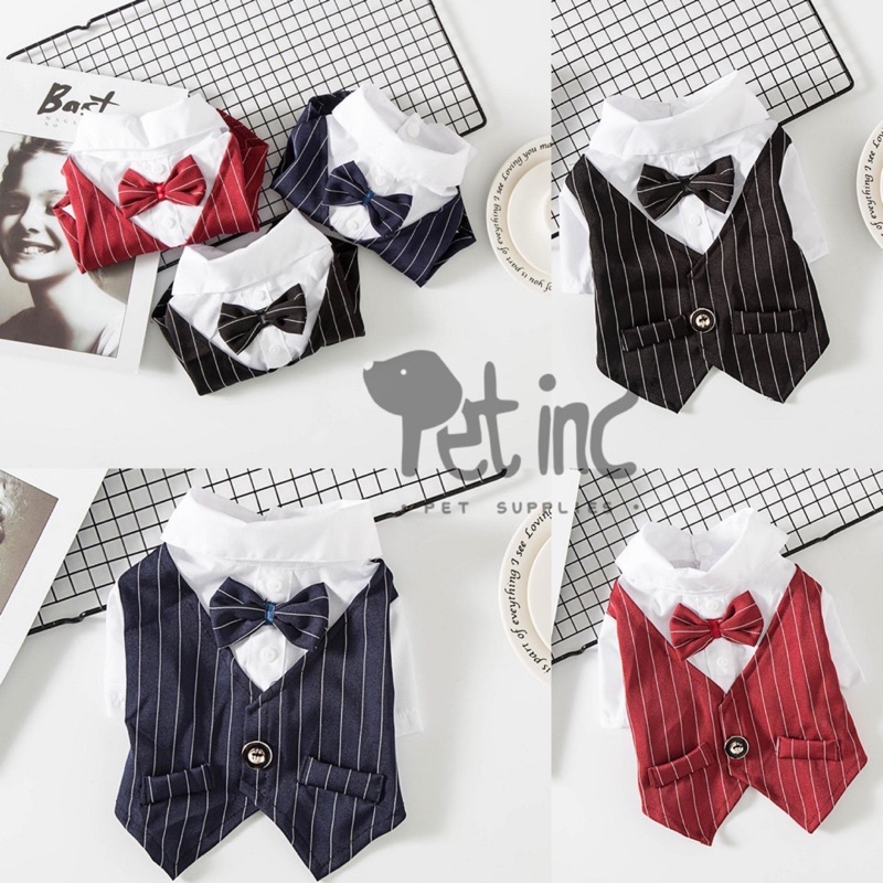 PAWSOME TUXEDO SET TOP