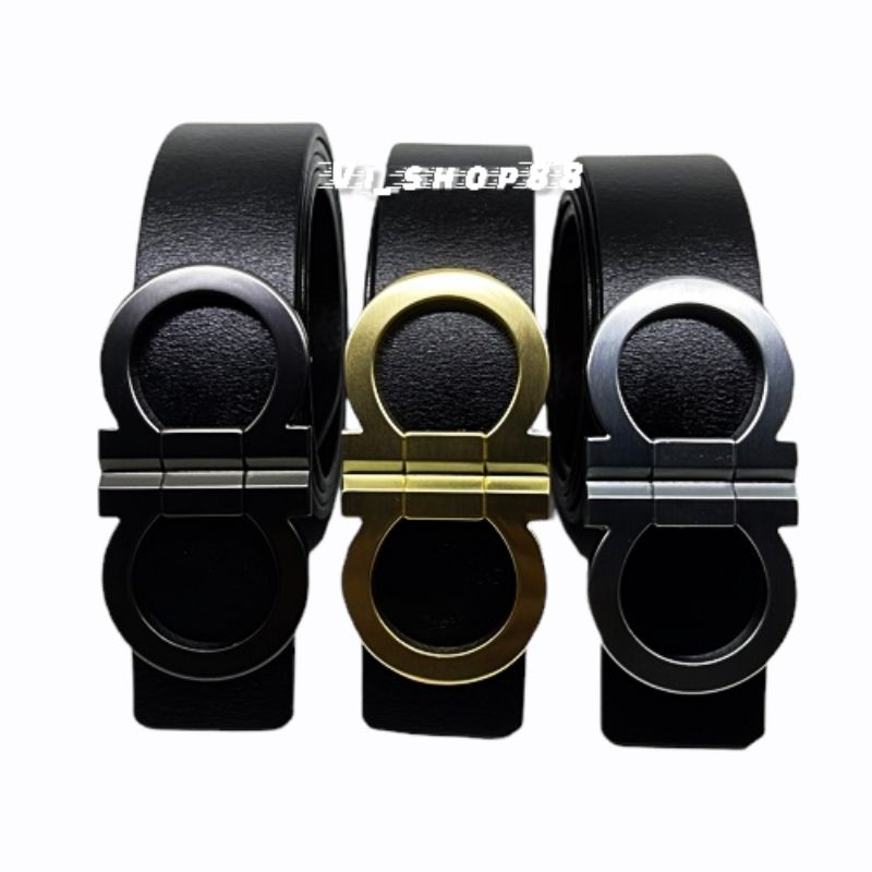 IKAT PINGGANG PRIA FE*RAG*MO LEBAR 4CM GESPER KULIT ASLI MODEL CANTOL