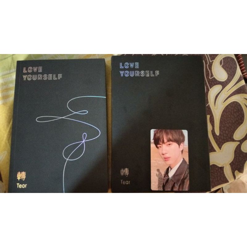 (preloved album bts) album unsealed tear y fullset pc jin